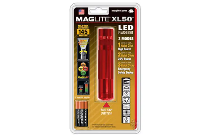 MagLite XL50 LED Compact Adjustable Flashlights with Strobe — 10 models - view 3